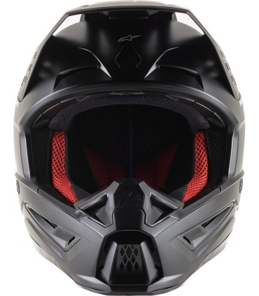 HELMET SM5 SOLID BLACK 2X