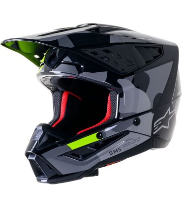 HELMET SM5 ROV2 GY/YLW XL