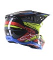 HELMET SM5 ACT2 BK/Y/R S