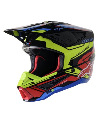 HELMET SM5 ACT2 BK/Y/R M