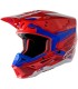 HELMET SM5 ACT2 RED/BL S