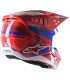 HELMET SM5 ACT2 RED/BL L