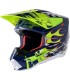 HELMET SM5 RASH NV/YL M