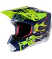 HELMET SM5 RASH NV/YL L