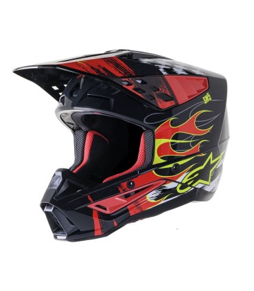 HELMET SM5 RASH RED/G M