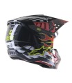 HELMET SM5 RASH RED/G L