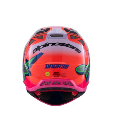 HELMET S-M10 DEEGAN OR/PU/PK L