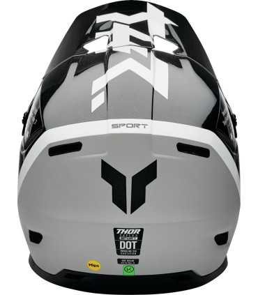 HELMET REFLEX SPORT RIOT BK/WH