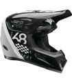 HELMET REFLEX SPORT RIOT BK/WH