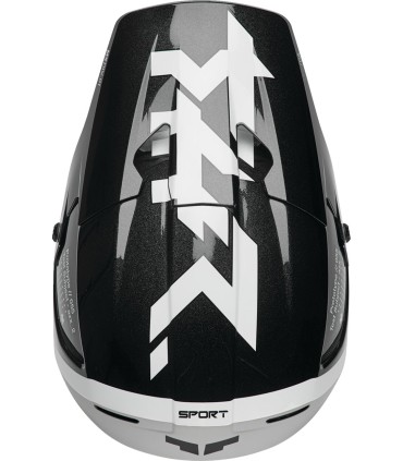 HELMET REFLEX SPORT RIOT BK/WH