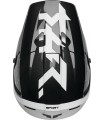 HELMET REFLEX SPORT RIOT BK/WH