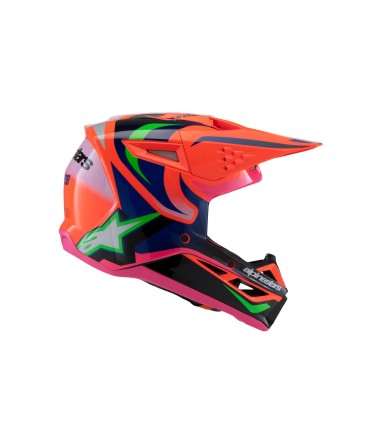 HELMET YTH SM3 DEEGAN OR/PU/PK