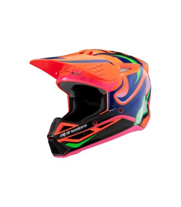 HELMET YTH SM3 DEEGAN OR/PU/PK