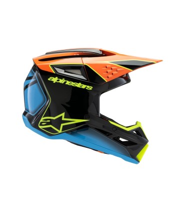 HELMET YTH SM3 FRAY BLK/OR/YL 