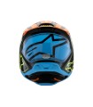 HELMET YTH SM3 FRAY BLK/OR/YL 
