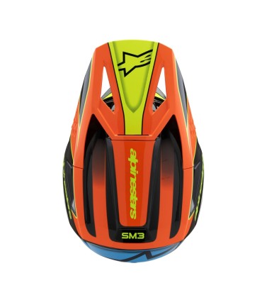 HELMET YTH SM3 FRAY BLK/OR/YL 