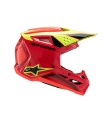 CASQUE YTH SM3 FRAY RD/YL/BK Y