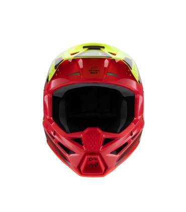 HELMET YTH SM3 FRAY RD/YL/BK Y