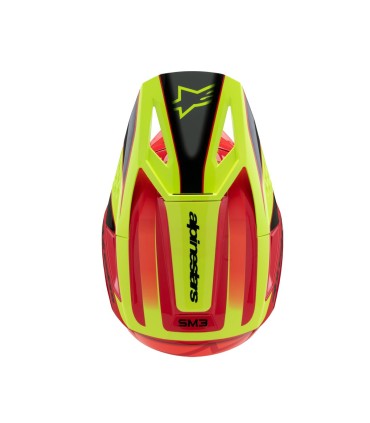 HELMET YTH SM3 FRAY RD/YL/BK Y