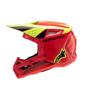 HELMET YTH SM3 FRAY RD/YL/BK Y