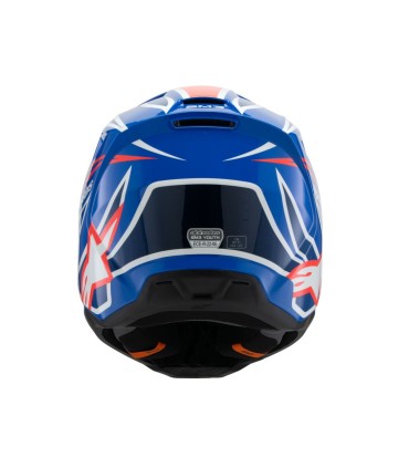 HELMET YTH SM3 WURX BLUE/RED/W