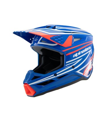 HELMET YTH SM3 WURX BLUE/RED/W