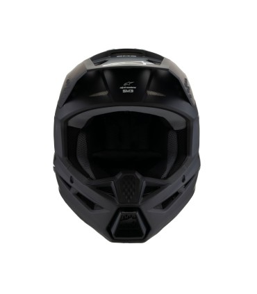 HELMET YTH SM3 SOLID BLACK YL