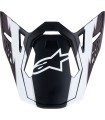 VISOR SM10 AMPR BLACK/WHT