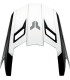 VISOR KIT FLEET STORM BLK/WT X