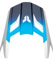 VISOR KIT FLEET STORM WHT/NV L