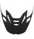 VISOR-PEAK AFLT RUB BLACK