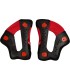 CHEEKPAD REFLEX SPORT RD/BK SM
