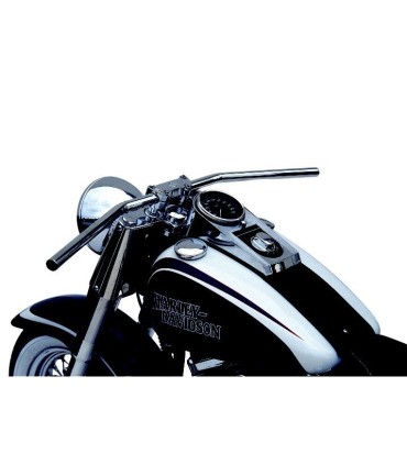 HBAR 22MM DRAGBAR LONG STL BLK