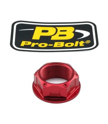 NUT TOP YOKE M24X1.00 RED