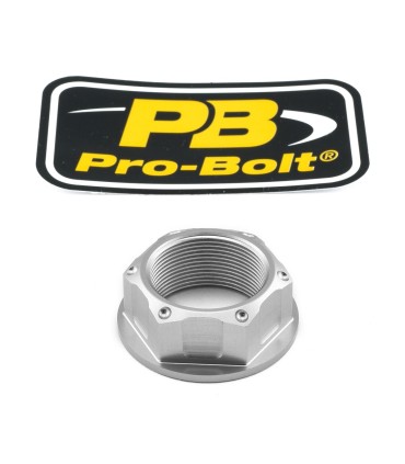 NUT TOP YOKE M24X1.00 SILVER