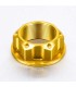 NUT TOP YOKE M25X1.00 GOLD