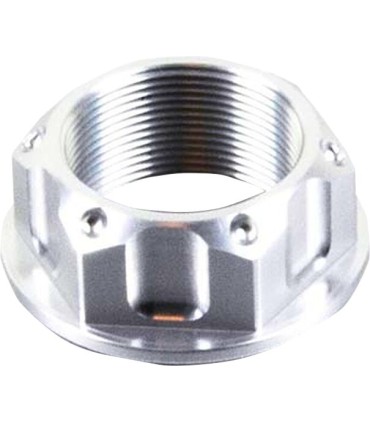 NUT TOP YOKE M25X1.00 SILVER