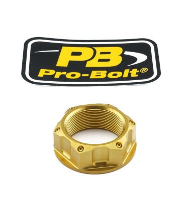 NUT TOP YOKE M28X1.00 GOLD