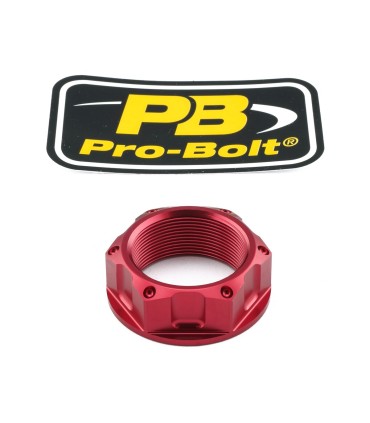 NUT TOP YOKE M28X1.00 RED