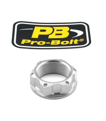 NUT TOP YOKE M28X1.00 SILVER