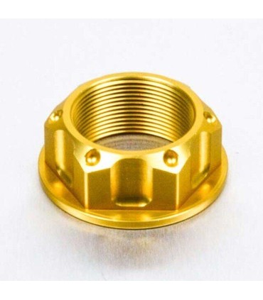 NUT TOP YOKE M22X1.00 GOLD
