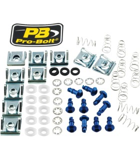 STUD 17MM QUICK REL BLUE