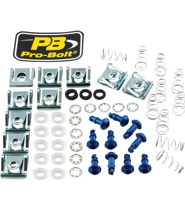 STUD 17MM QUICK REL BLUE