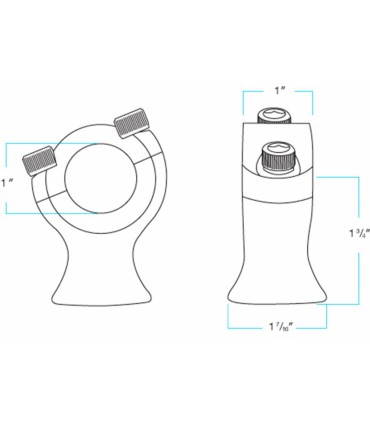 RISERS SLIMLINE 1.75 POL