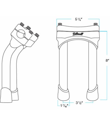 RISERS MURDOCK PB 8 CH