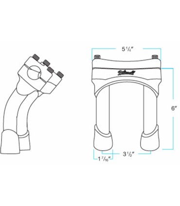 RISERS MURDOCK PB 6 CHR