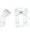 RISERS MURDOCK PB 6 CHR