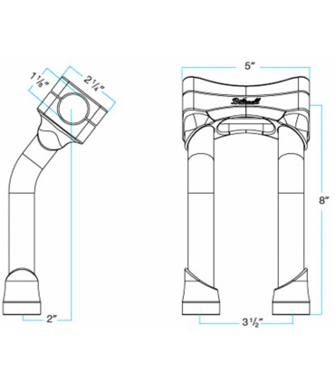 RISER MRDOCK PBO/S CHR 8