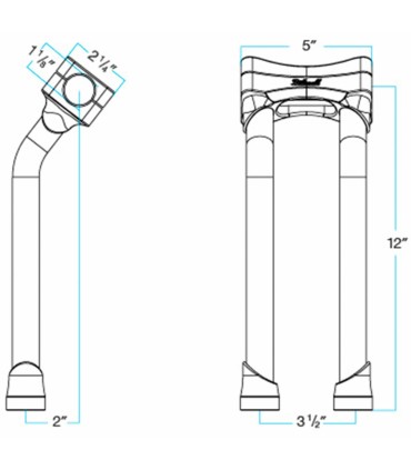 RISER MRDCK PBO/S CHR 12