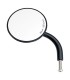 MIRROR SH ROUND HD BK